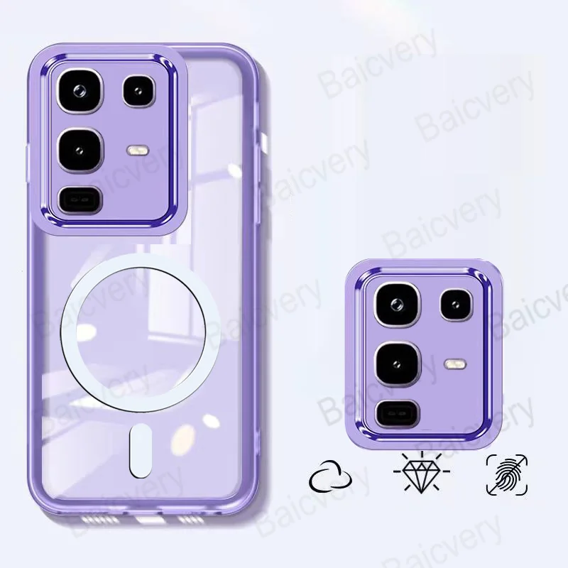 كاباس لهاتف انفينيكس نوت 50 4G X6858 Pro X6855 Pro + Plus X6856 50X X6857B مع ملصق مغناطيسي لعدسة الكاميرا غطاء ملون #4