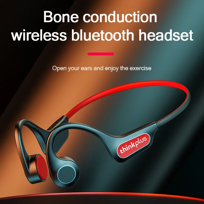 5PCS Lenovo X4 / X3pro Bone Conduction หูฟังบลูทูธต้นฉบับ X7 Air Conduct หูฟังไร้สายพร้อมไมโครโฟนชุดหูฟังกีฬา