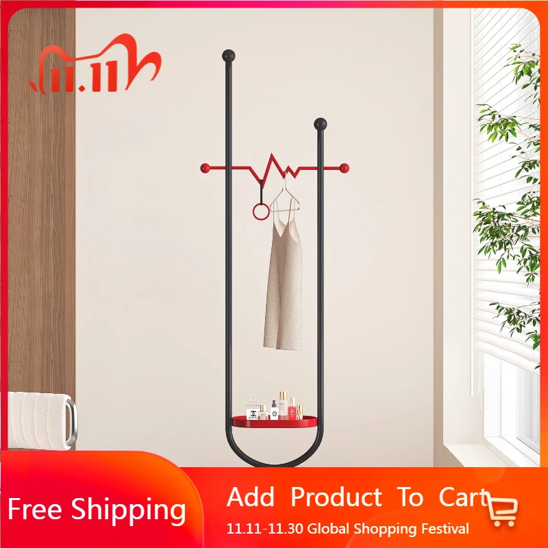 

French Modern Coat Rack Organizer Living Room Standing Storage Cheap Coat Racks Open Hall Tree Dress Arara De Roupa Furniture