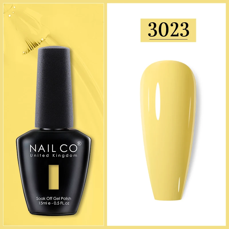 Nail Co Spring Series Pink Blue Green Soak Off For Nails Art Gel Varnish Top Coat UV Led Lamp Nail Gel Polish Semi Permanent Gel