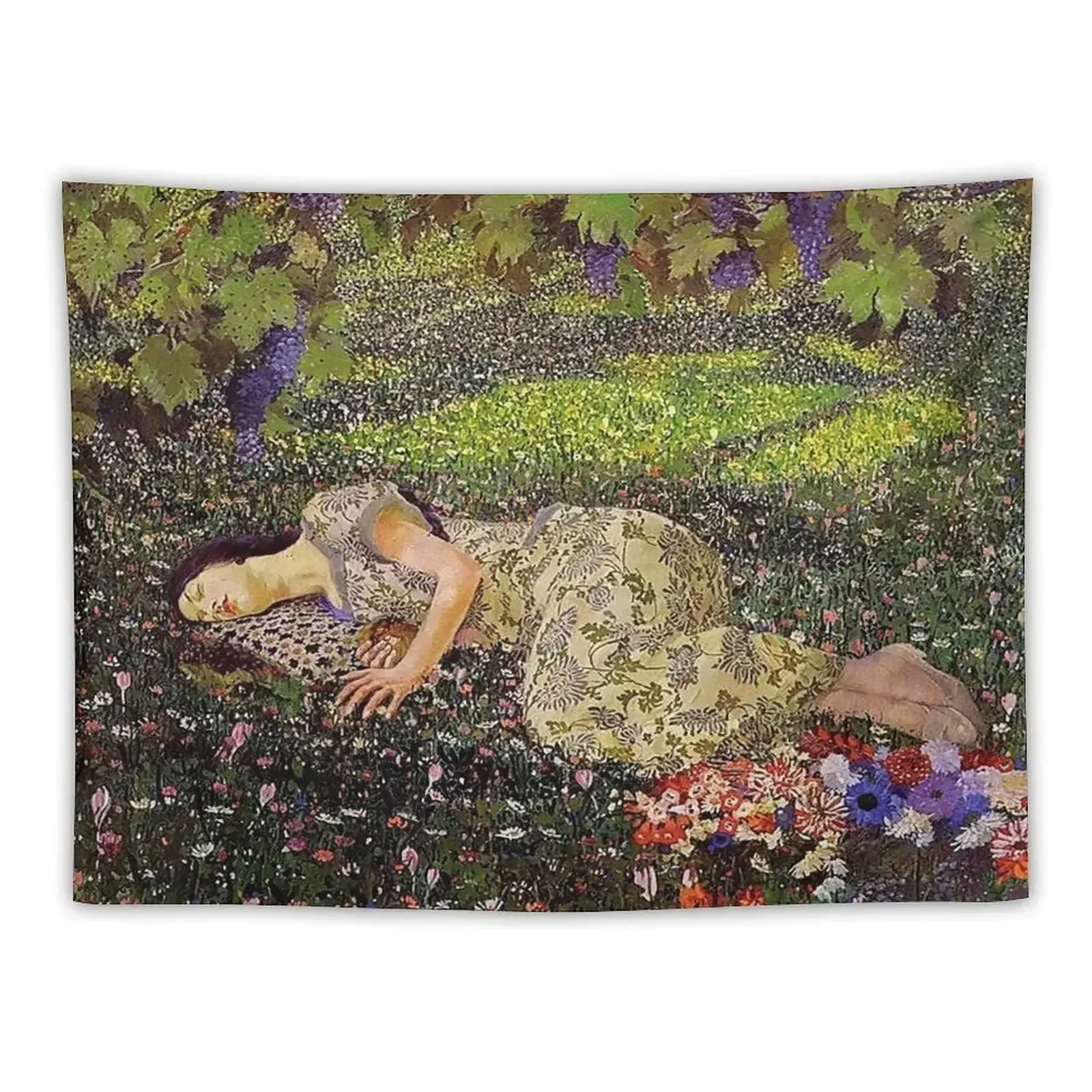 

Dreaming of Pomegranates - Felice Casorati Tapestry Bedroom Decor Aesthetic Bedrooms Decorations Tapestry