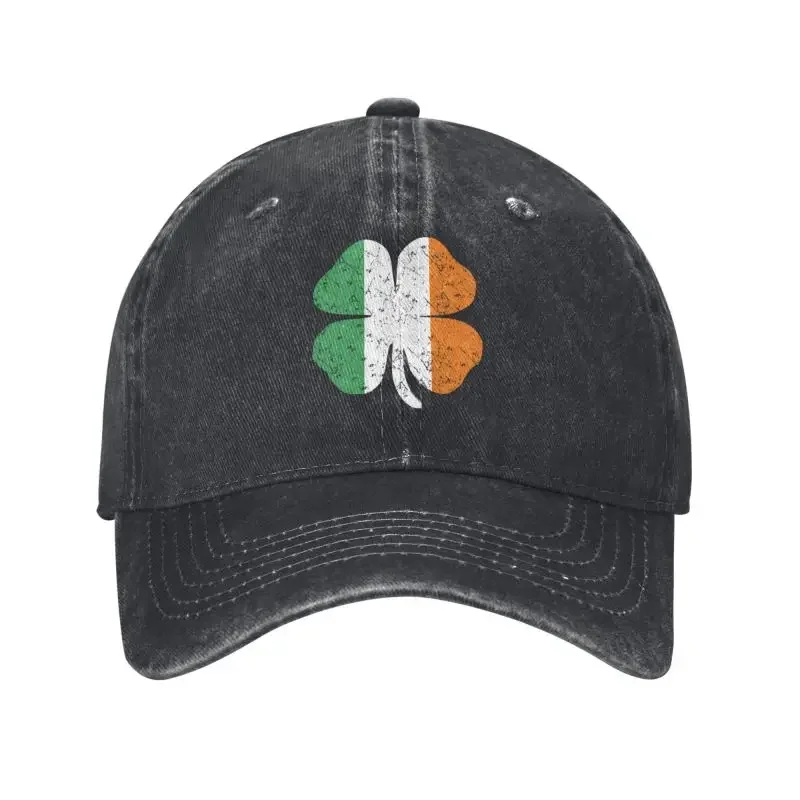 Custom Classic Ireland Irish Flag Baseball Cap Men Women Adjustable Unisex Cotton Dad Hat