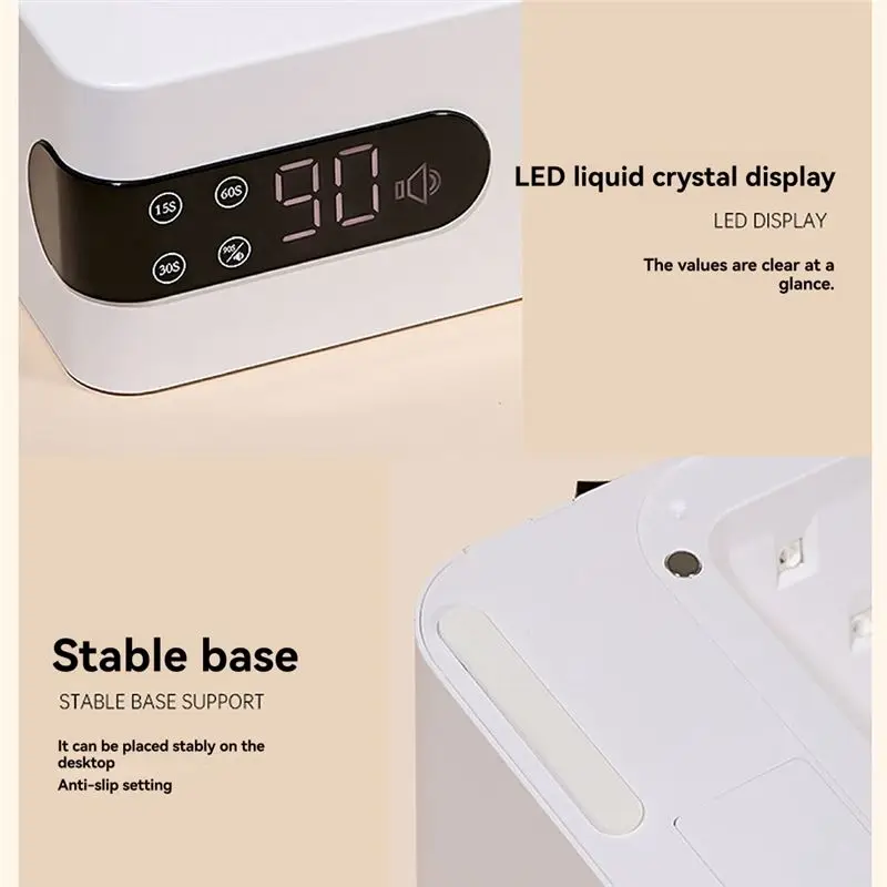 Nail Art Tools Nail Art Phototherapy Machine Quick Drying Baking Lamp Quick Drying Nail Polish Baking Machine EU Plug
