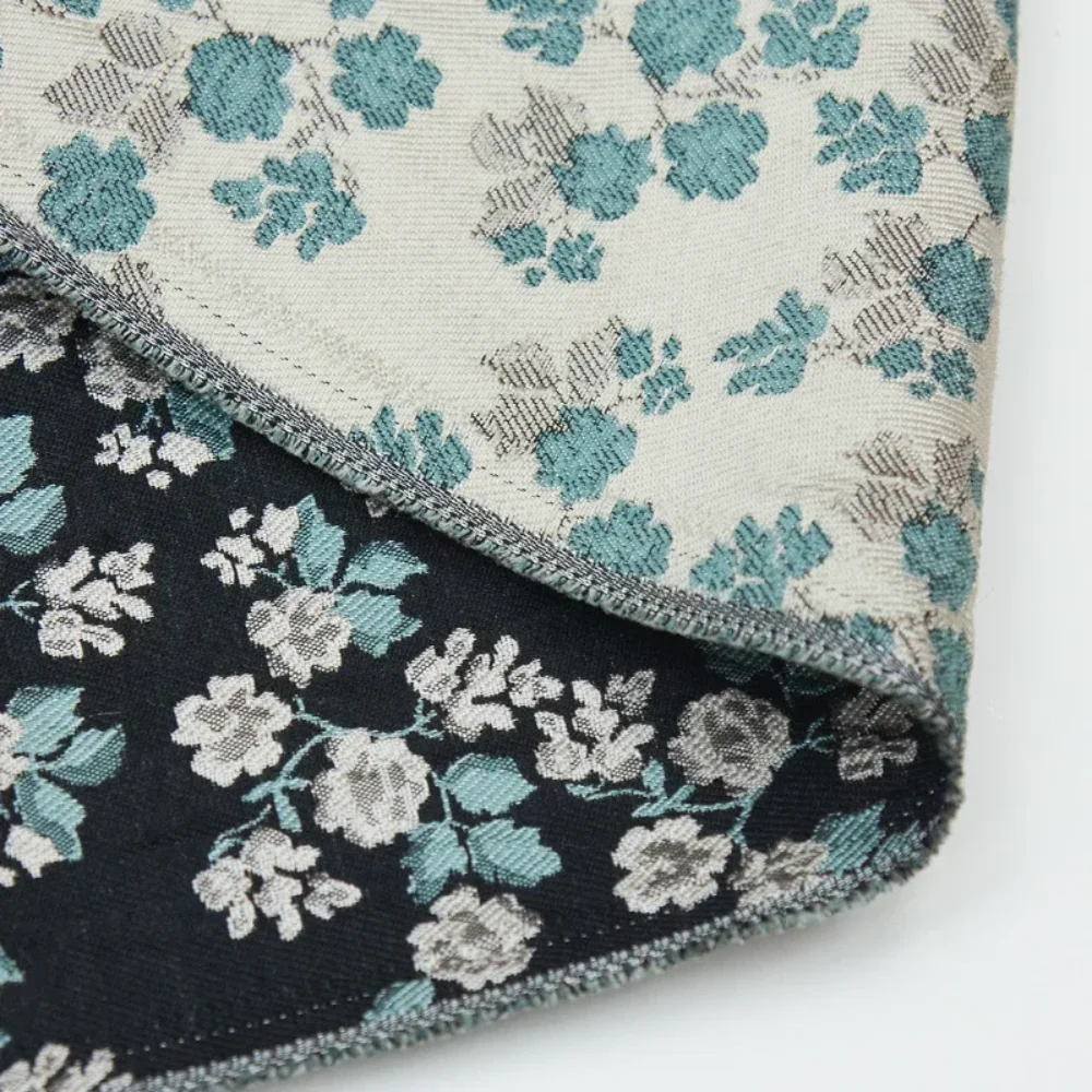 

Yarn-dyed Brocade Jacquard Fabric Spring Autumn Small Floral Dress Windbreaker Brand Fashion Design Cloth for Diy Sewing