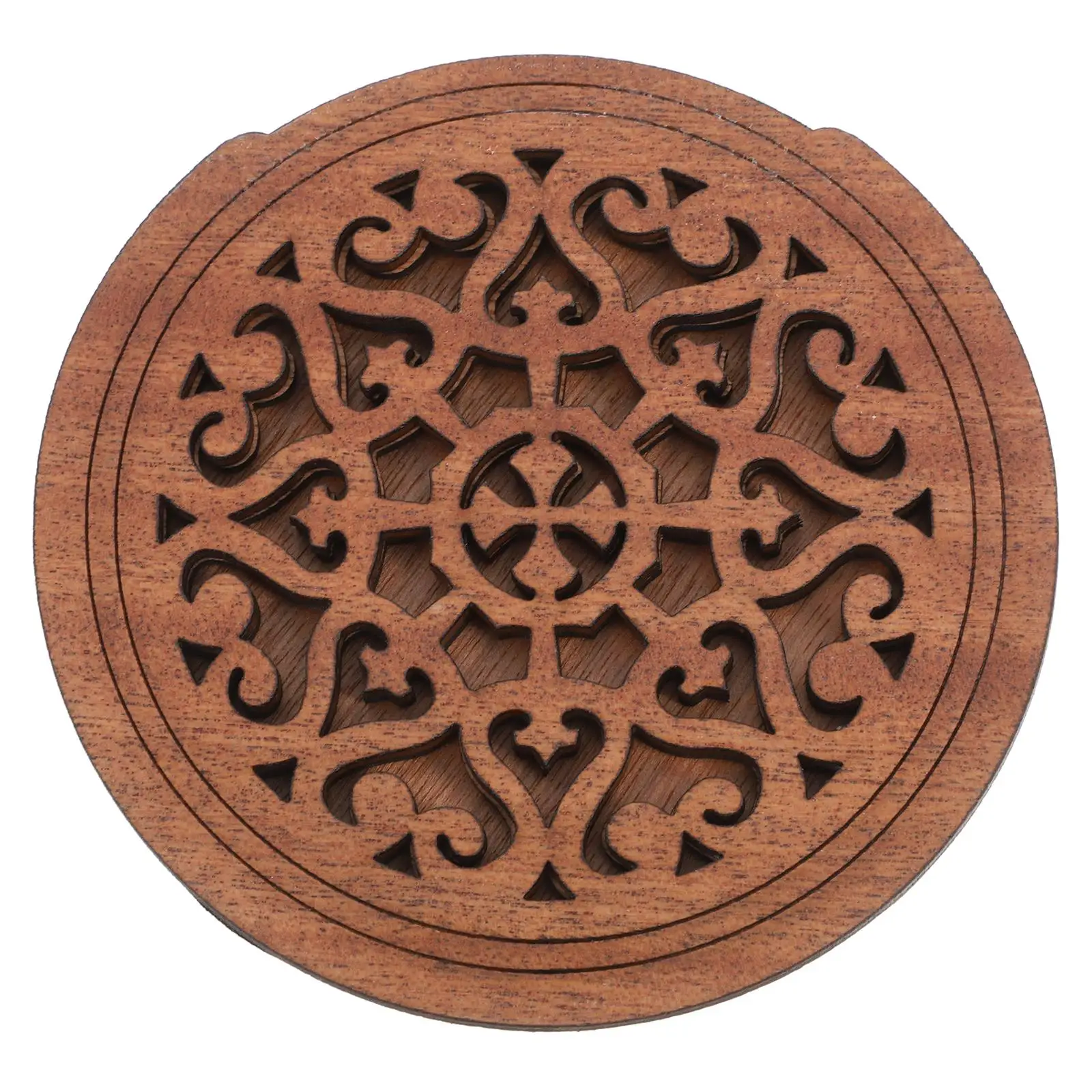 

Soundhole Cover Wooden Acoustic Electric Guitar Feedback Buffer Noise Reducer Sound Hole Covers For Guitar Accessories Resonator