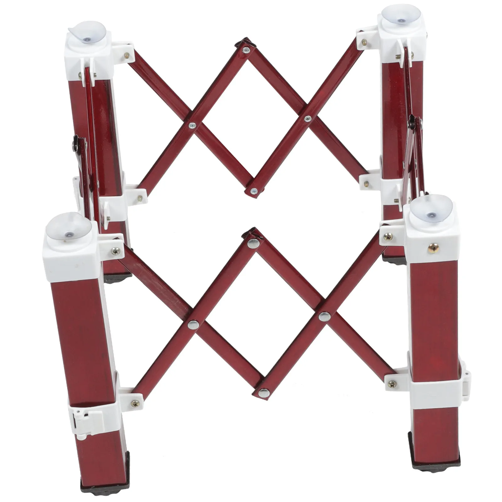Foldable Desk Leg Extender Heavy Duty Metal Table Leg Risers Portable Lightweight Rustproof for Office Home Dining Table Height