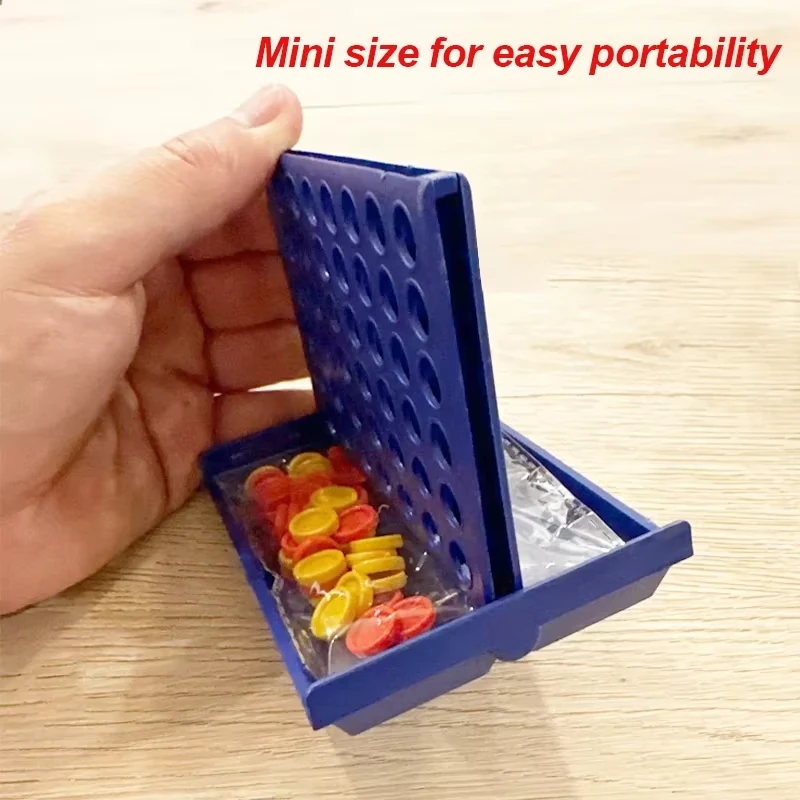 Four-Piece Chess, Five-Piece Chess, Gravity-Based Four-in-a-Row Game, Educational Toy for Students and Children a fun game ￼ ￼
