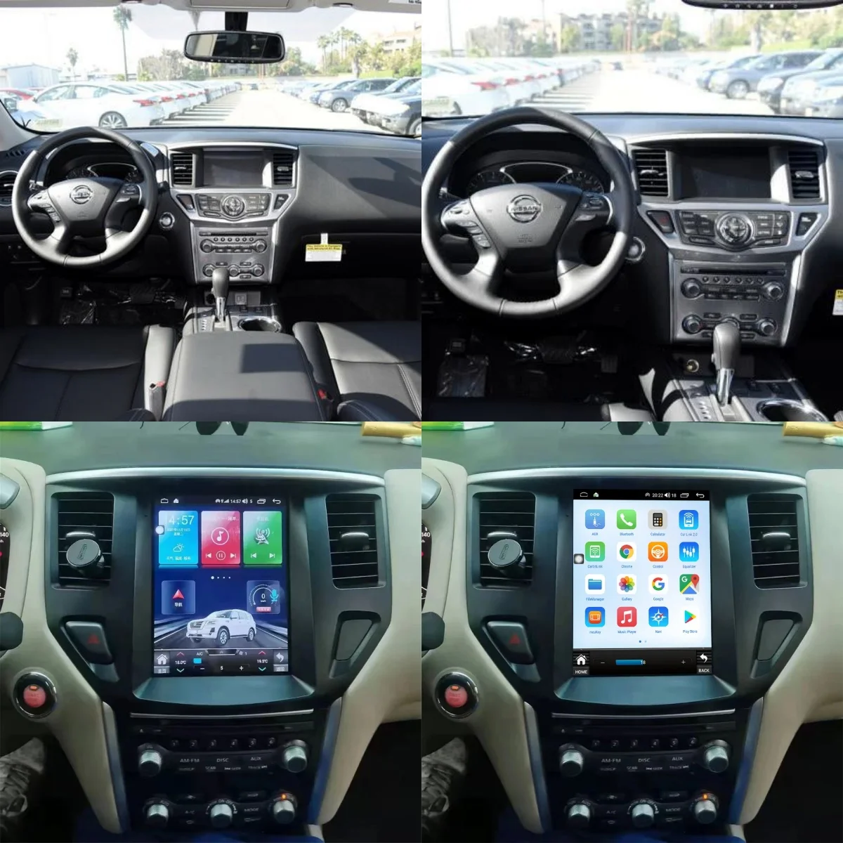 

For Nissan Pathfinder 2012 - 2017 Car Video Radio Android14 Radio DVD Player Audio Multimedia GPS HD Touch Screen Radio