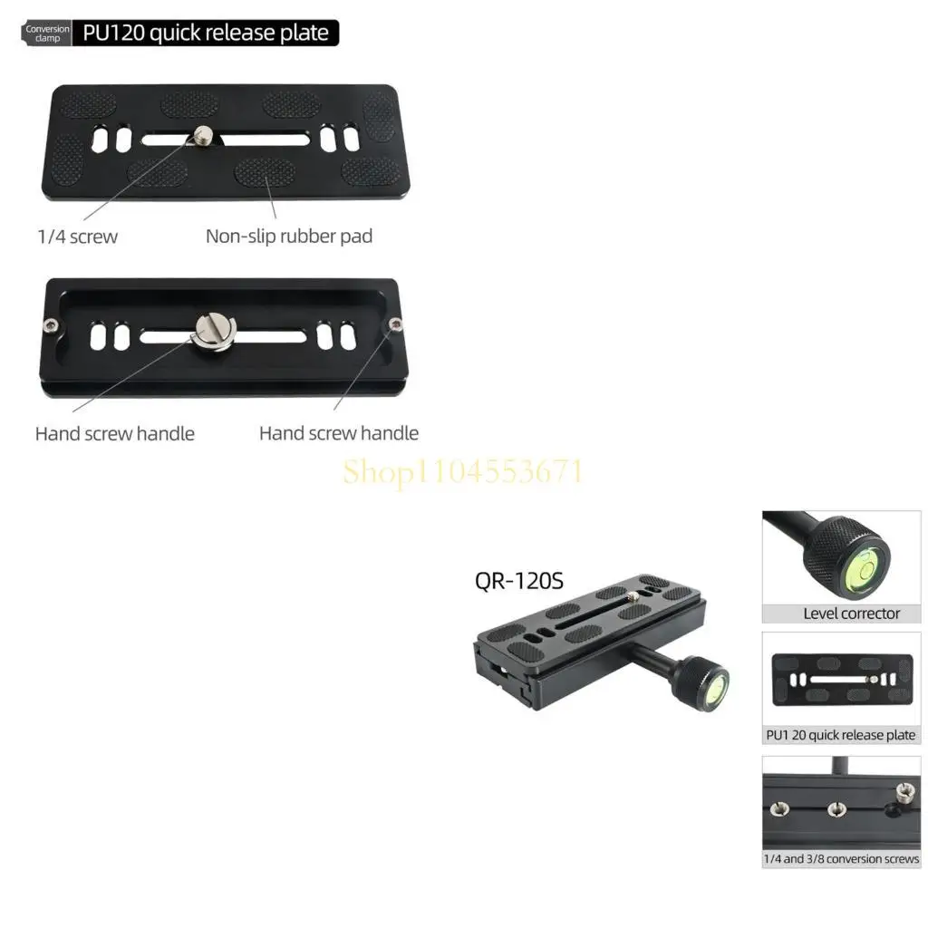Best Seller Long Quick Release Clamp Plate Camera Clamp Brackets All-metal Construction Quick Release Plate Wide Compatibility