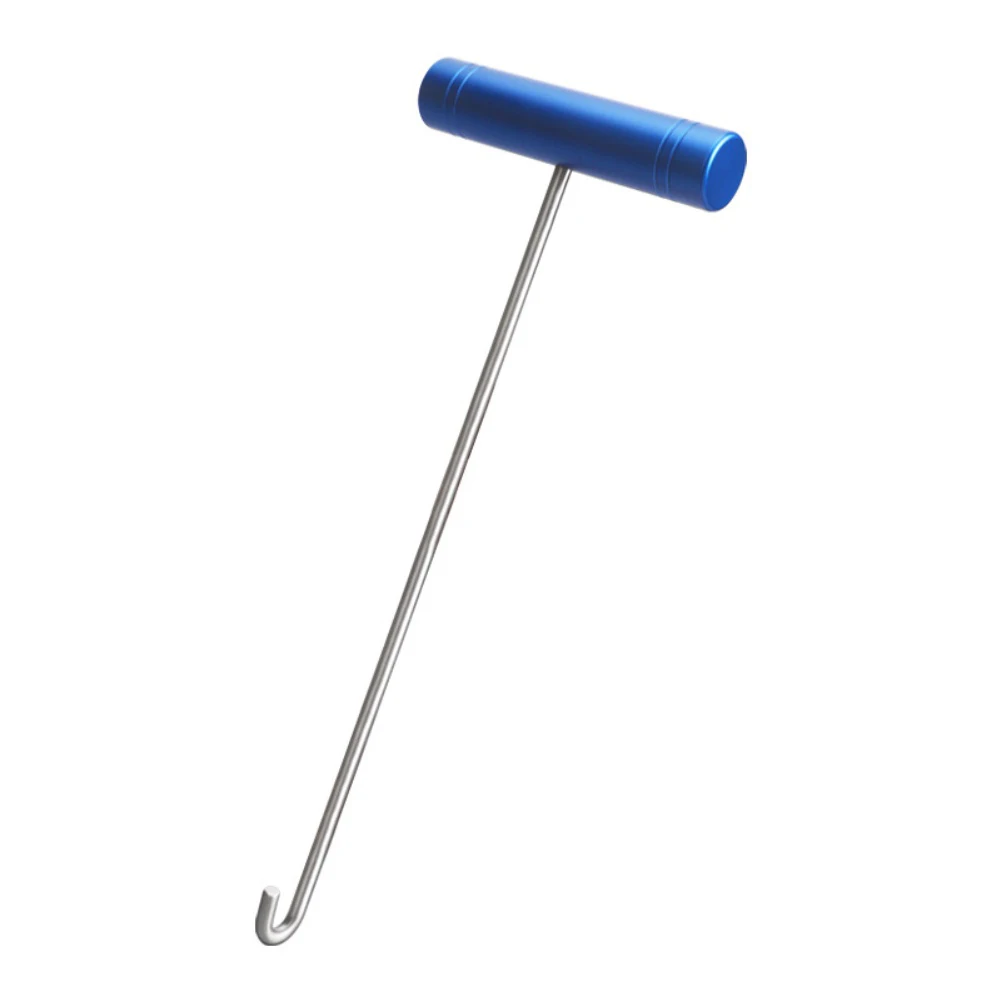 

Fishing Hook Puller Hook Remover Tool Easy Unhooking Safe For Fish Quick Hook Retrieval Aluminum Alloy T-handle For Anglers