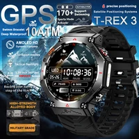 2025 nuevo t-rex 3 Ultra GPS reloj inteligente hombres 10ATM IP68 impermeable incorporado de doble banda GNSS brújula militar deporte reloj inteligente