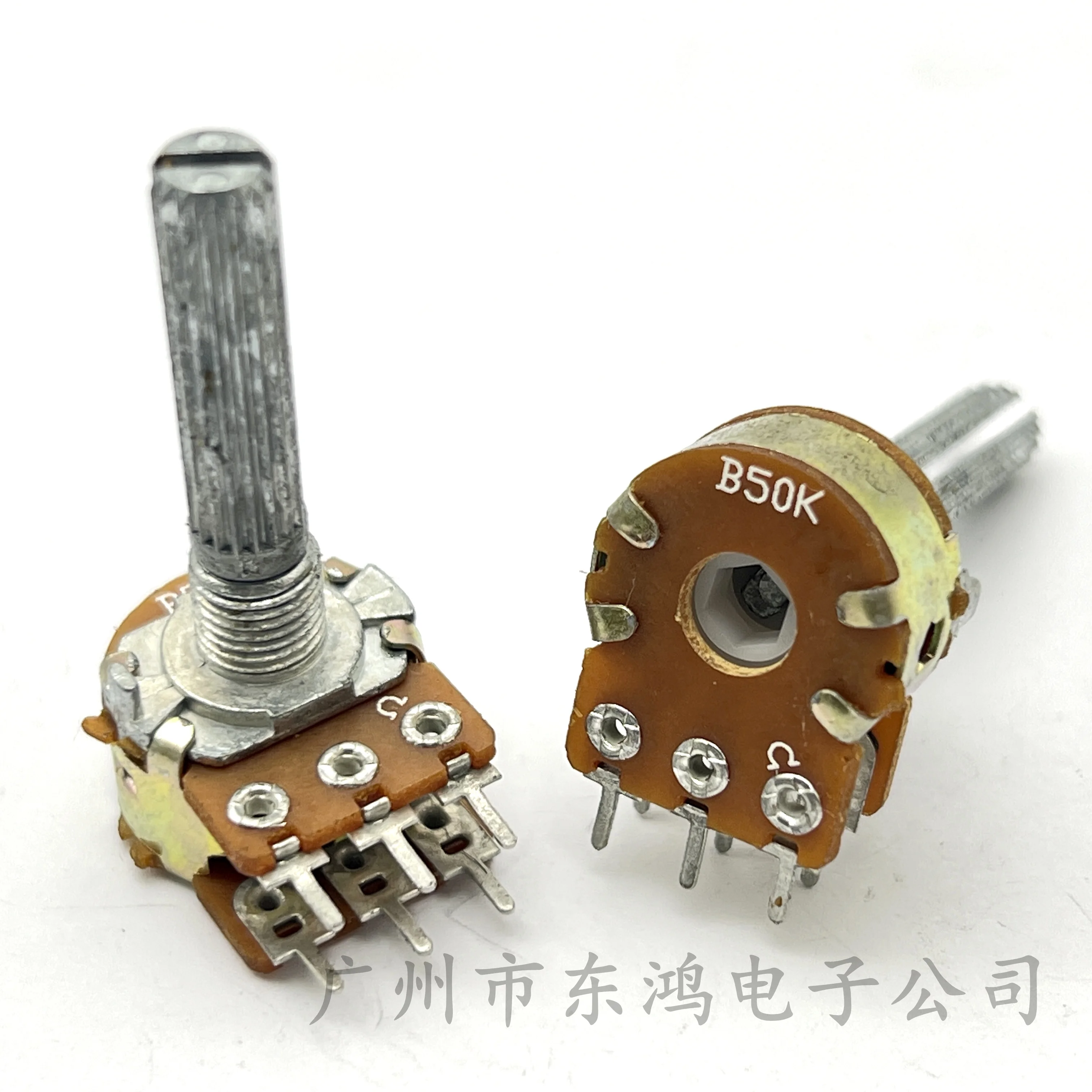 1 PCS WH148 duplex Potentiometer 50K 30MM