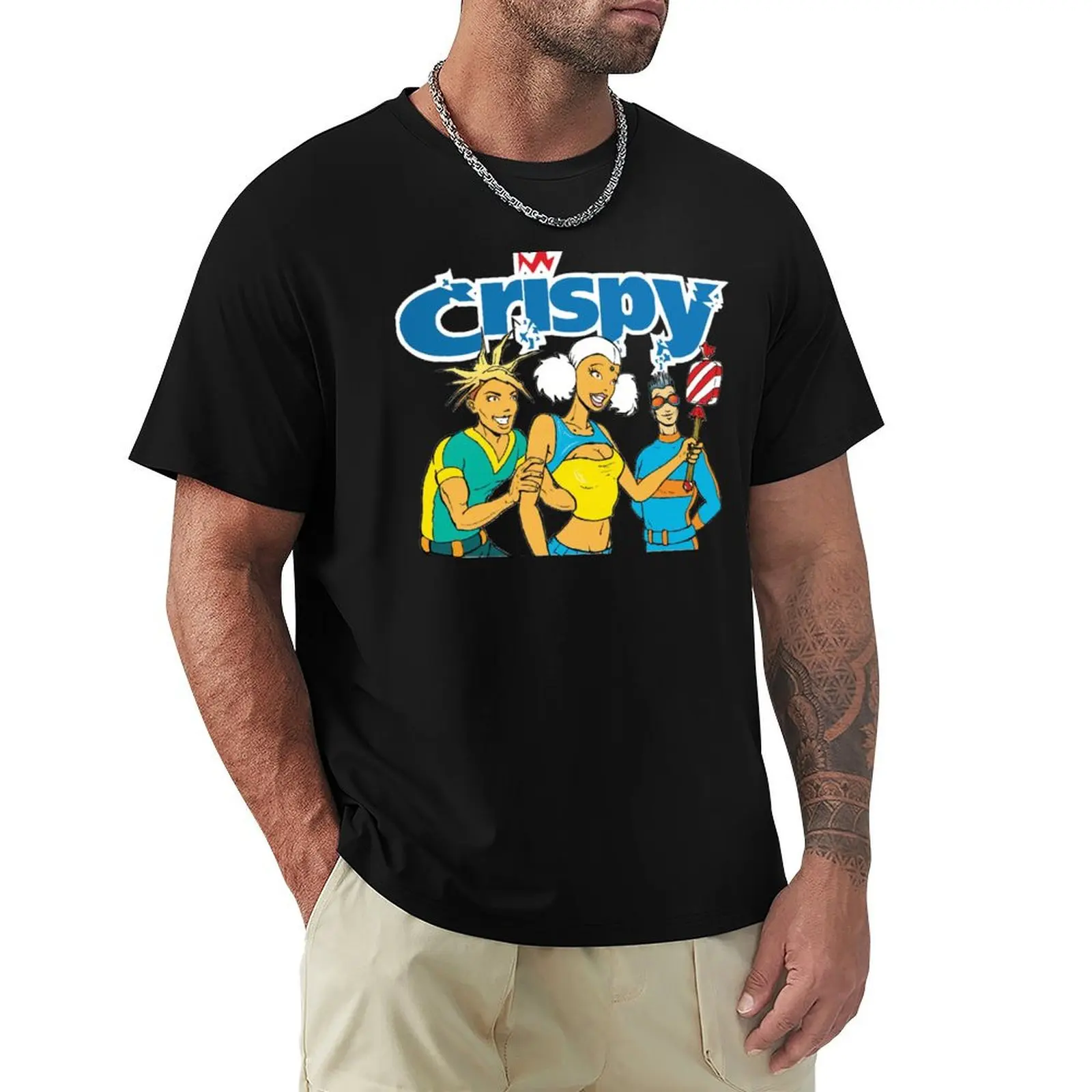 Crispy Fan Lollipop T-Shirt Dry Fit Athletic Short Sleeve Shirt