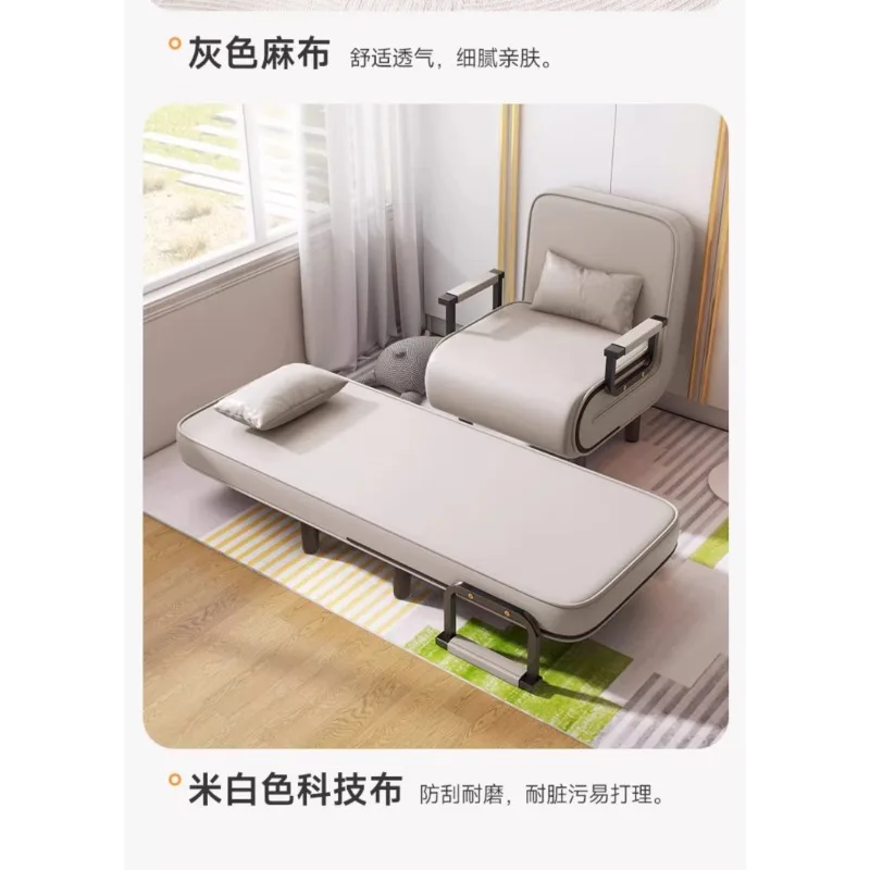 

Folding sofa bed household multi-function bed small apartment dual-purpose balcony recliner sofa new Internet celebrity double b