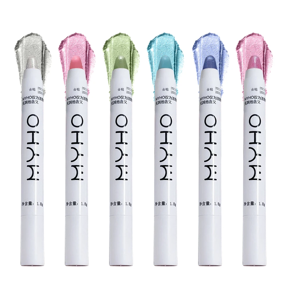 

Glitter Eyeshadow Stick Waterproof Korean Makeup Cosmetics Beauty Matte Shiny Eye Shadows Bright Blue Cream Glitter Eyeshadow