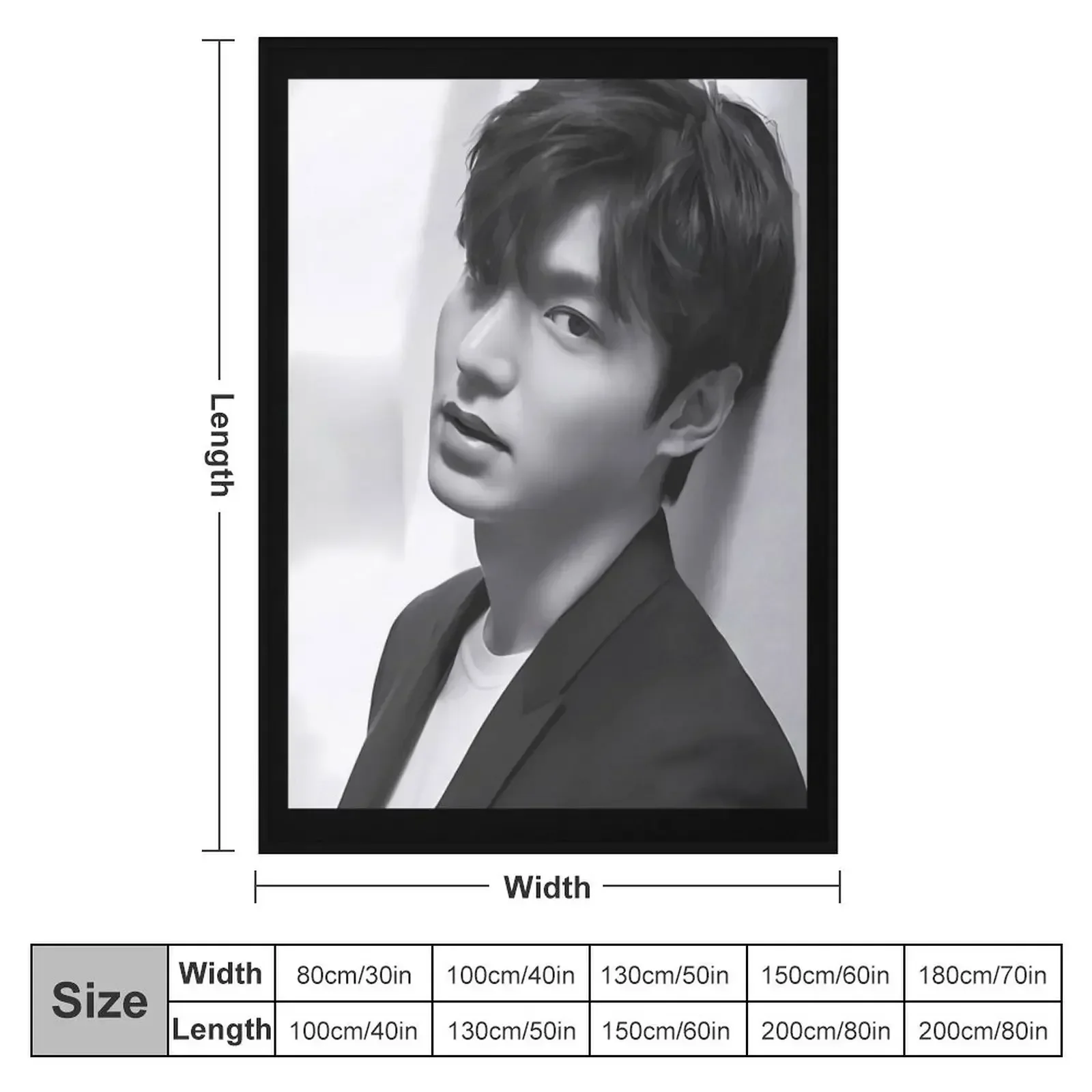 Lee Min Ho - V8 Throw Blanket Giant Sofa Single Blankets