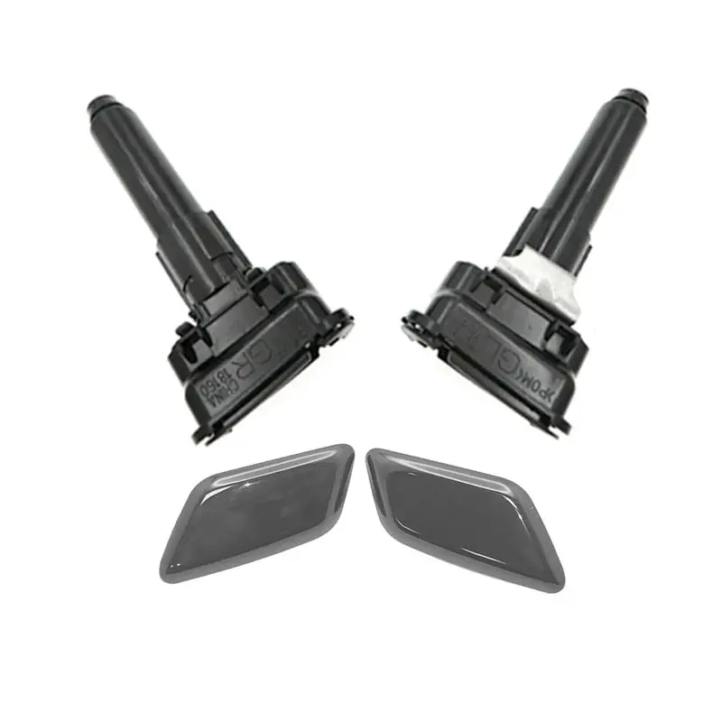 

A57E-4Pcs/Set Front Headlight Washer Nozzle &Headlamp Jet Cover For Nissan Patrol 2013- 28641-3ZD0A/28642 28658-3ZD1A/28659