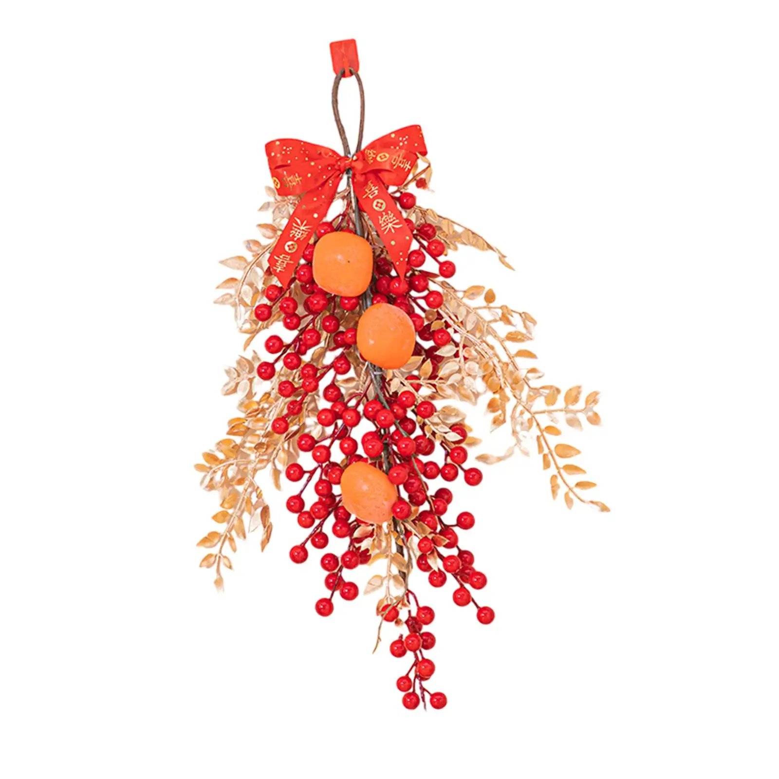 2024 Lunar New Year Decor Bowknot Gift Set Home Accessories Spring Festival Hanging Piece for Entrance