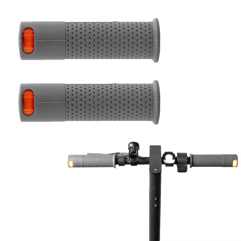 For Ninebot Max G30 ES1 ES2 ES3 ES4 Electric Scooter Handle Grips Flash Lights Scooter Turn Signal Handlebar Grip Or Rear Lamp
