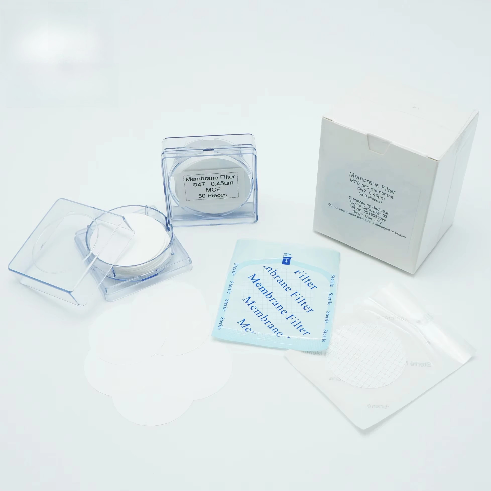 Save Money MCE Gridded 47mm 0.22um Sterile Microporous Membrane Filter