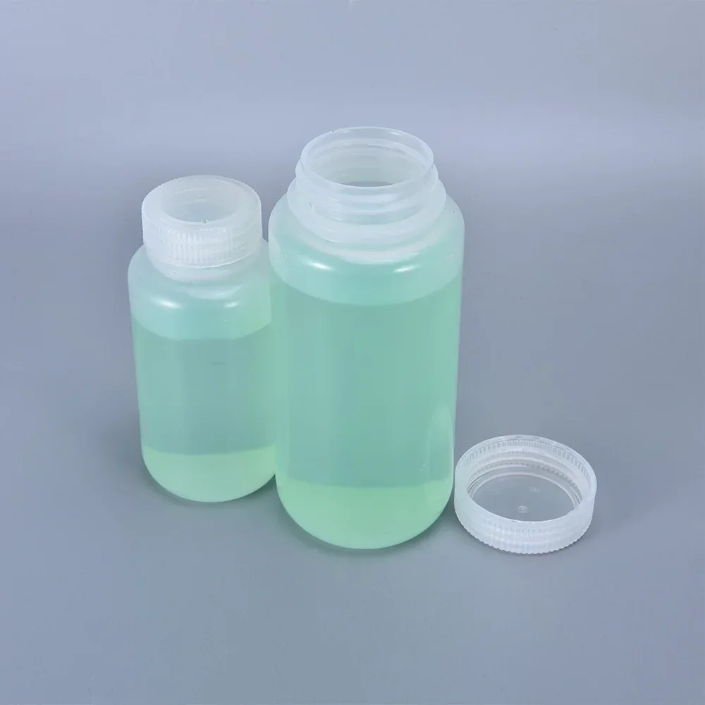 500ml,1000ml Wide Mouth Plastic Bottles with Caps for Reagent Lotion Liquid Food Grade Storage Container Refillable Bottles