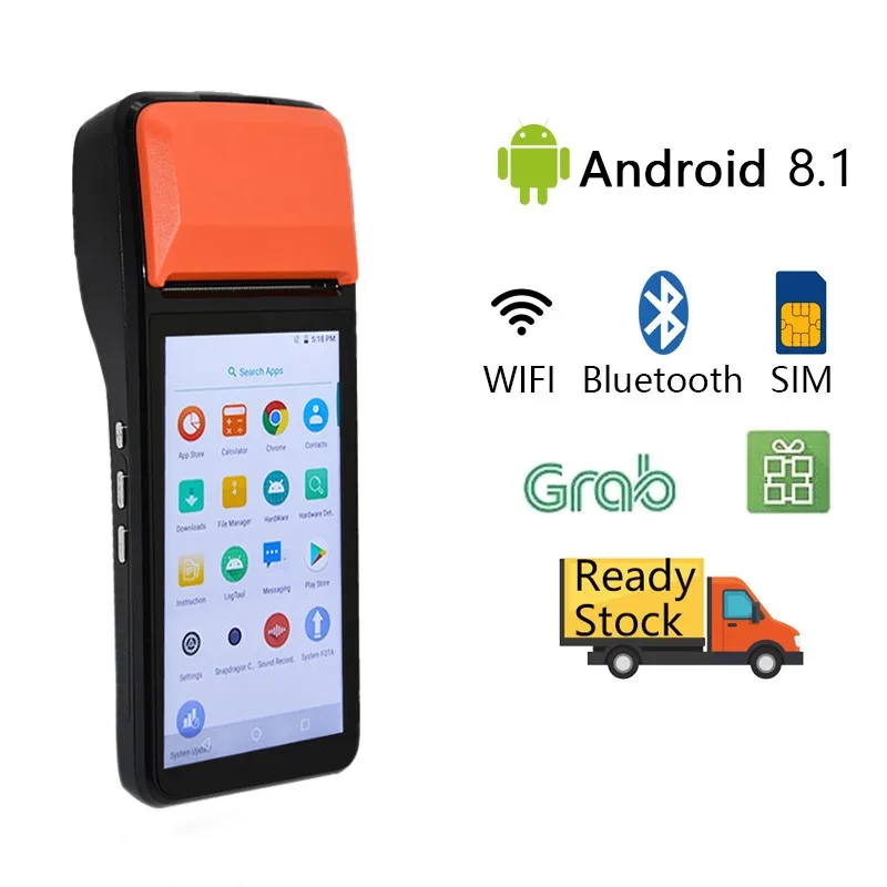 H5 2d Scanner Payment Pos Portable Android POS Loyverse Retail Pos