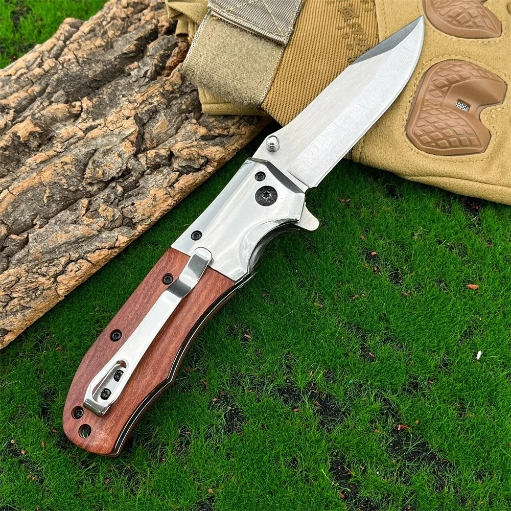 BN DA51 Pocket Folding Knife Stainless Steel EDC Outdoor Portable Camping Knife Hunting Survival Utility Knife 55Cr13Mov Blade
