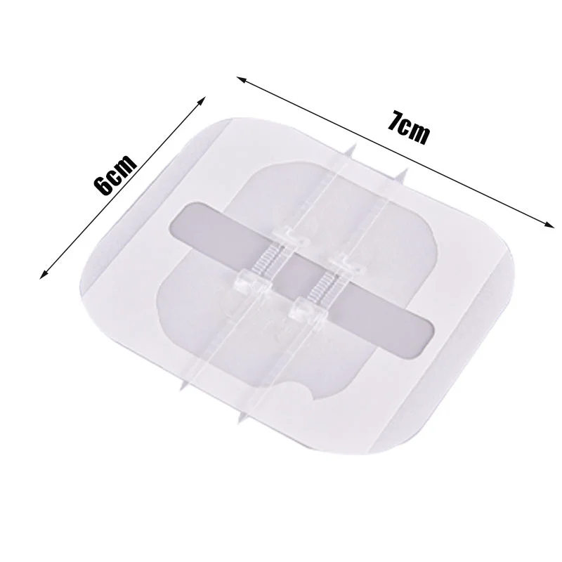 2Pcs Zipper Tie Wound Closure Patch Zipper Band-Aid Wound Fast Suture Outdoor Portable Hemostatic Patch