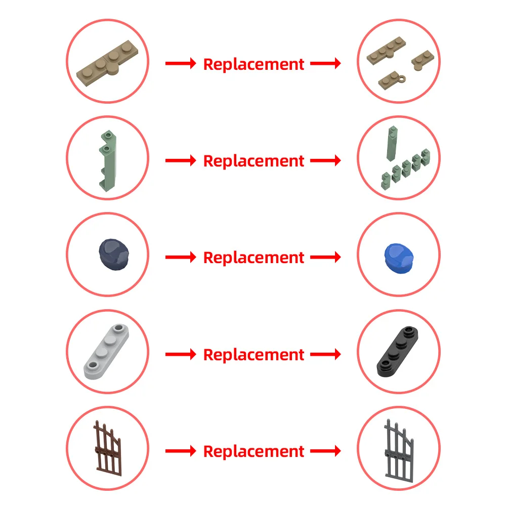 MOC Monsters Haunted Mansion Building Blocks Horror Lovers Creepy Gothic Castle Model Brick Toy for Adults