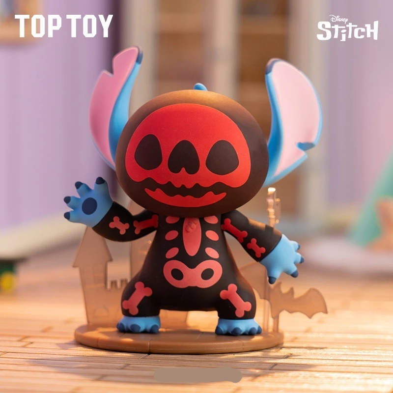 Disney Stitch Scatola cieca Diario strano Serie Figure anime Scatola misteriosa da collezione Simpatica statua in PVC Decorazione della stanza delle bambole Regalo fatto a mano