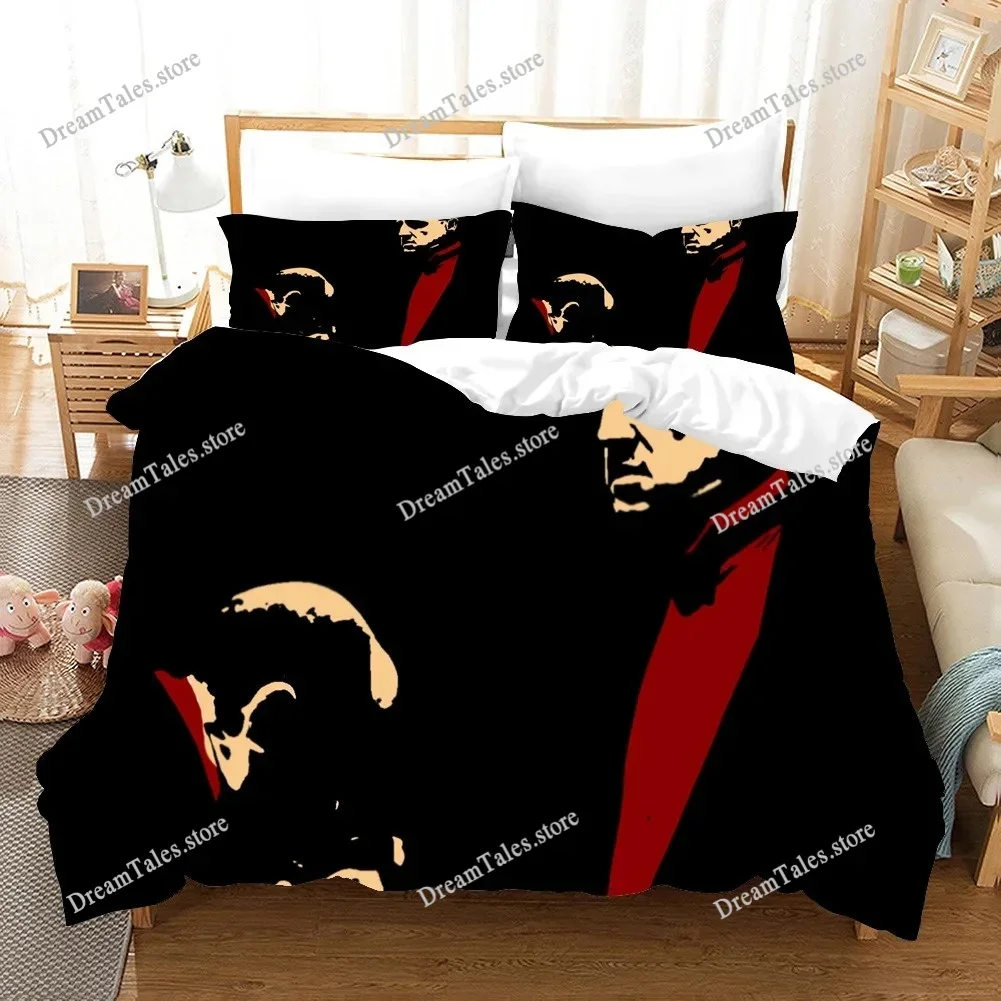 Godfather Bedding Set Single Twin Full Queen King Size Gangster Boss Bed Set Aldult Kid Bedroom Duvet Cover Sets 3D Print