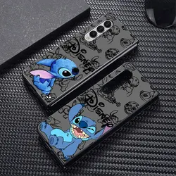 Disney Stitch The Baby Black for Samsung Galaxy Z Fold4 5G Z Fold5 5G ZFold4 Z Fold3 Shockproof Protection Shell Cases