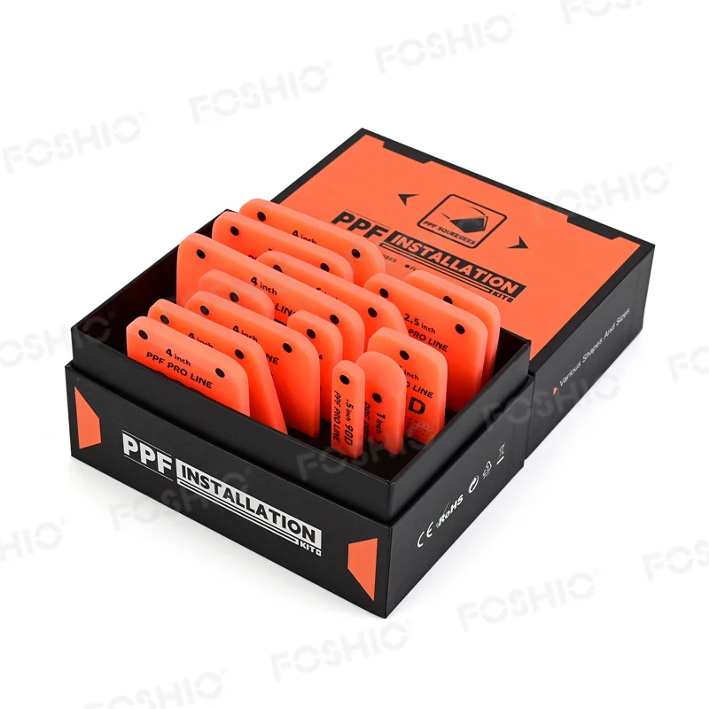 

Дизайнерский инструмент для тонировки окон, магнитный инструмент Ppf, набор ракелей из 14 шт.