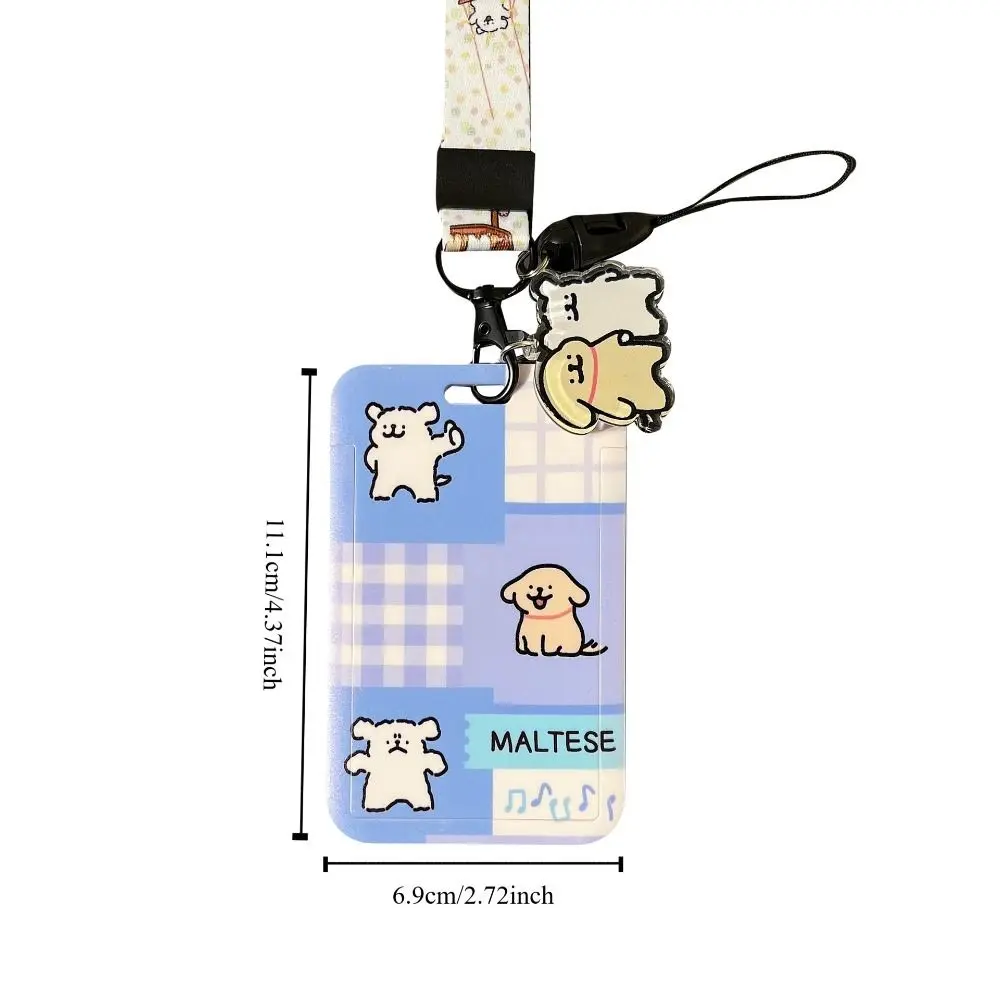 Protection Case Animal Photo Card Holder 3 Inch Cartoon Dog Line Dog 3 Inch Photo Card Bag Stationery Creative
