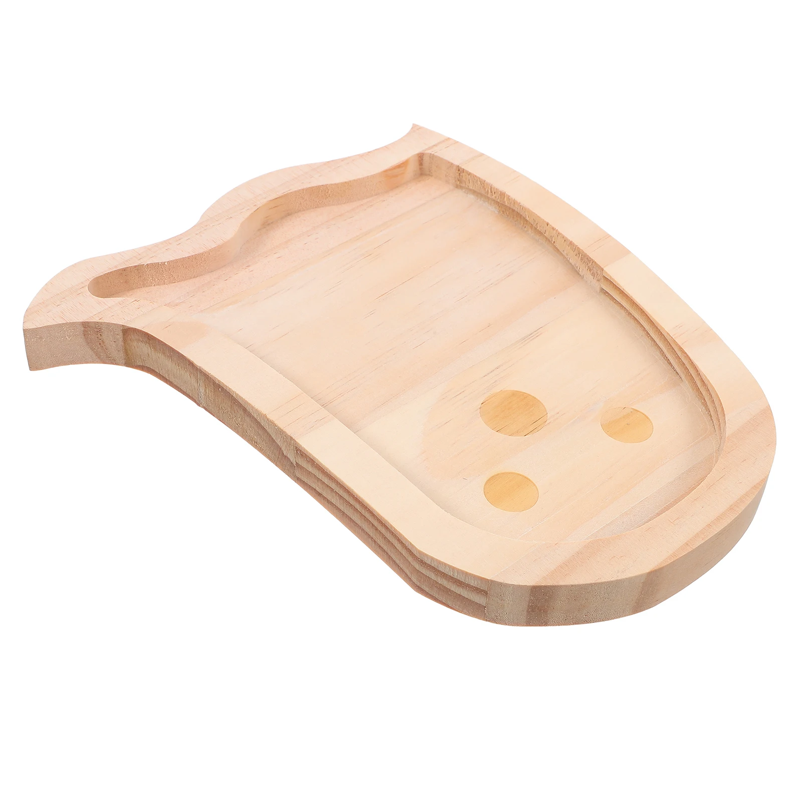 

Ghost Shaped Platter Halloween Snack Tray Food Serving Dessert Plate Wooden Fruit Tray Reusable Large Capacity