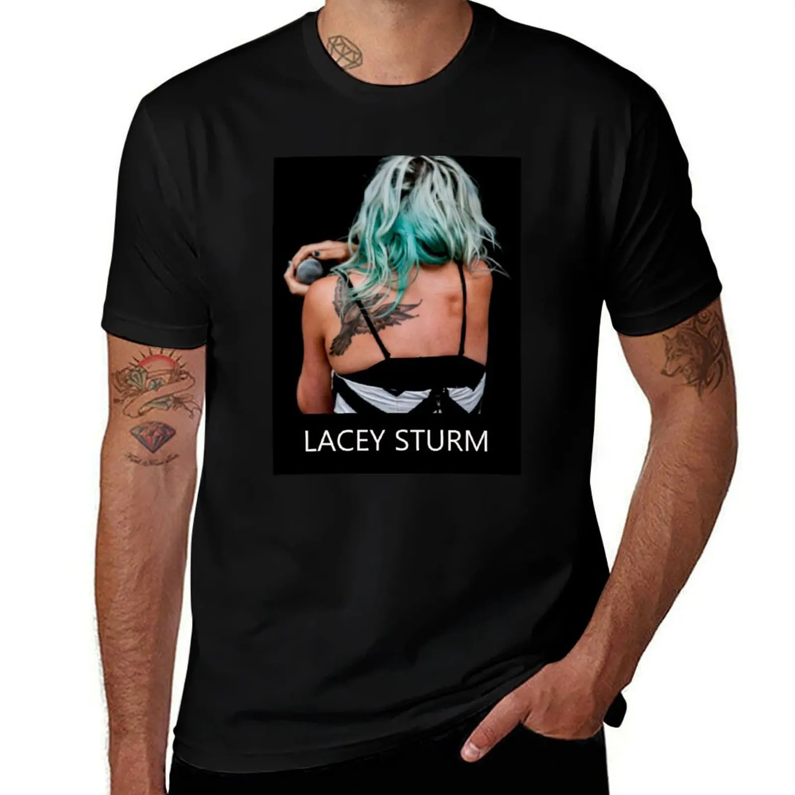 

Lacey Sturm T-Shirt hippie clothes customs oversized t shirt mens fashion