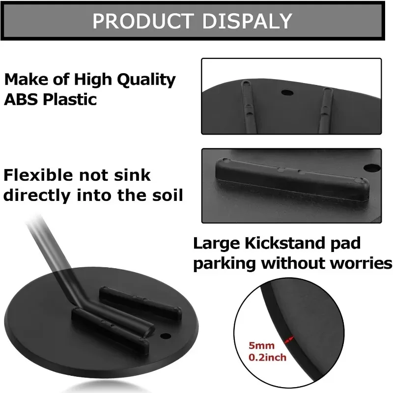 For Harley Touring Sports Car Dyna Side Bracket Motorcycle Side Bracket Jiffy Bracket Coaster Parking Rack foot column plate 5