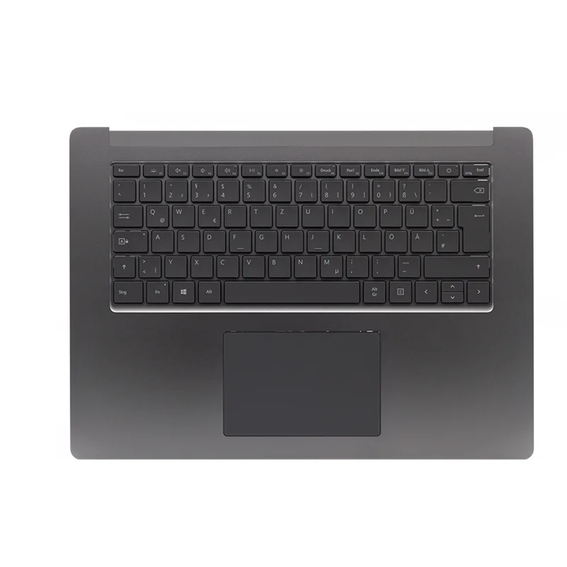 Imagem -04 - Montagem Topcase para Microsoft Surface Laptop Teclado Cinza com Trackpad Original 1868 1873 13.5 15