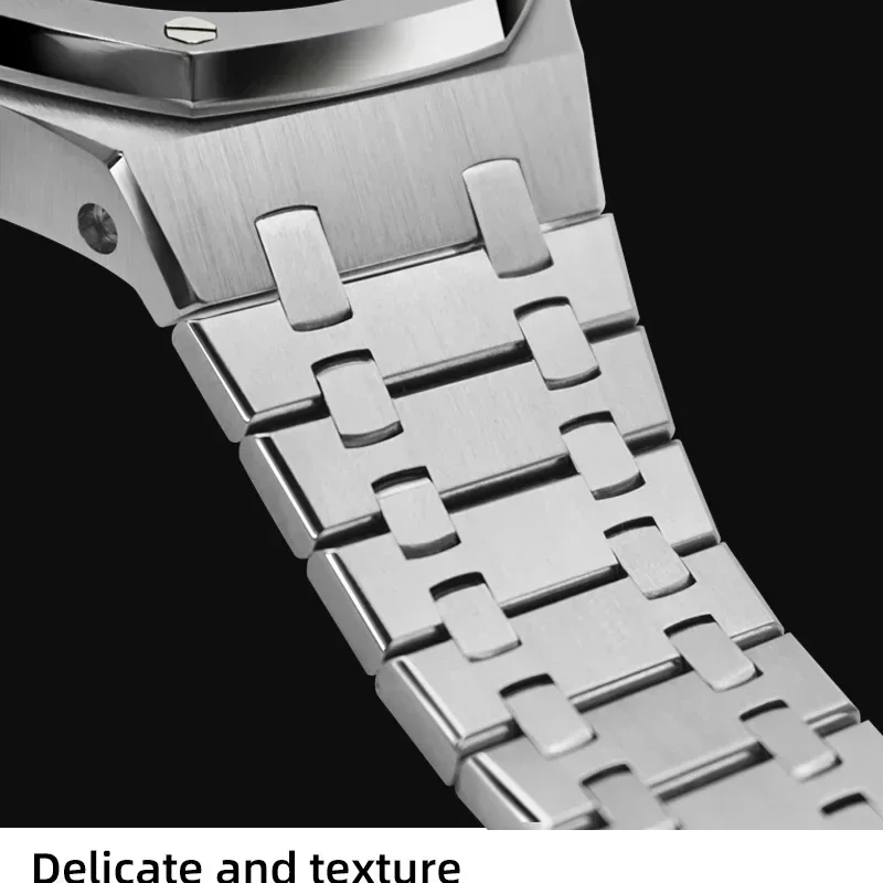 GA2100 Metal Mod Kit For Casio GA2100 2110 GMA-S2100 GM2100 Stainless Steel Case&WatchStrap Replacement Modification Accessories - view 5