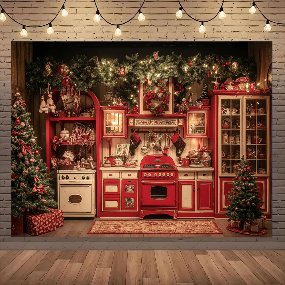 

Christmas Backdrop Display With An Ornate Cabine Windows Bookcase Kids Adult Photography Child Baby Decors Backgrounds
