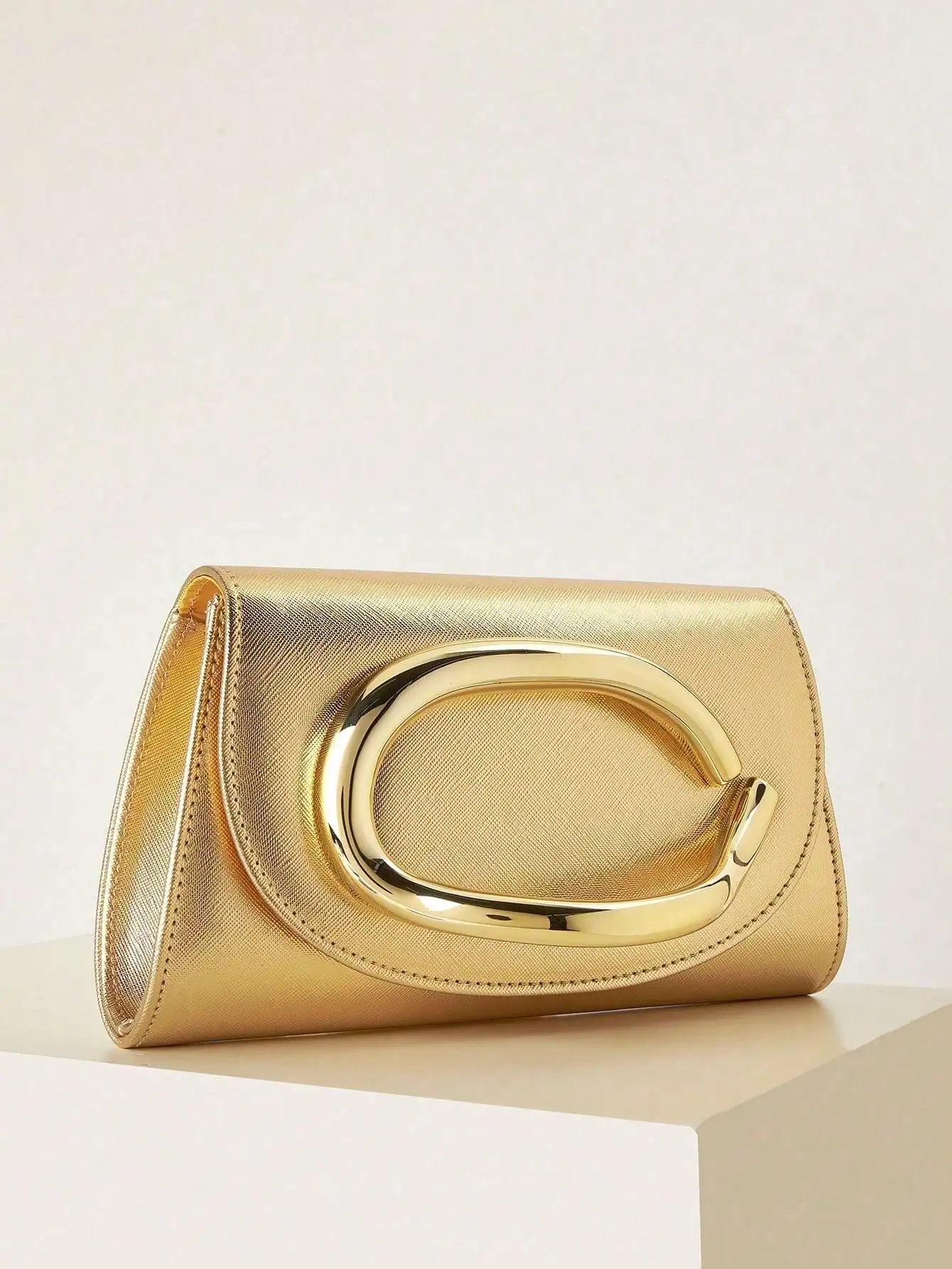 حقيبة يد نسائية مسائية لامعة براقة - حقيبة يد مخملية مع سلسلة قابلة للفصل (الحفلة/الحفلة الراقصة). #1