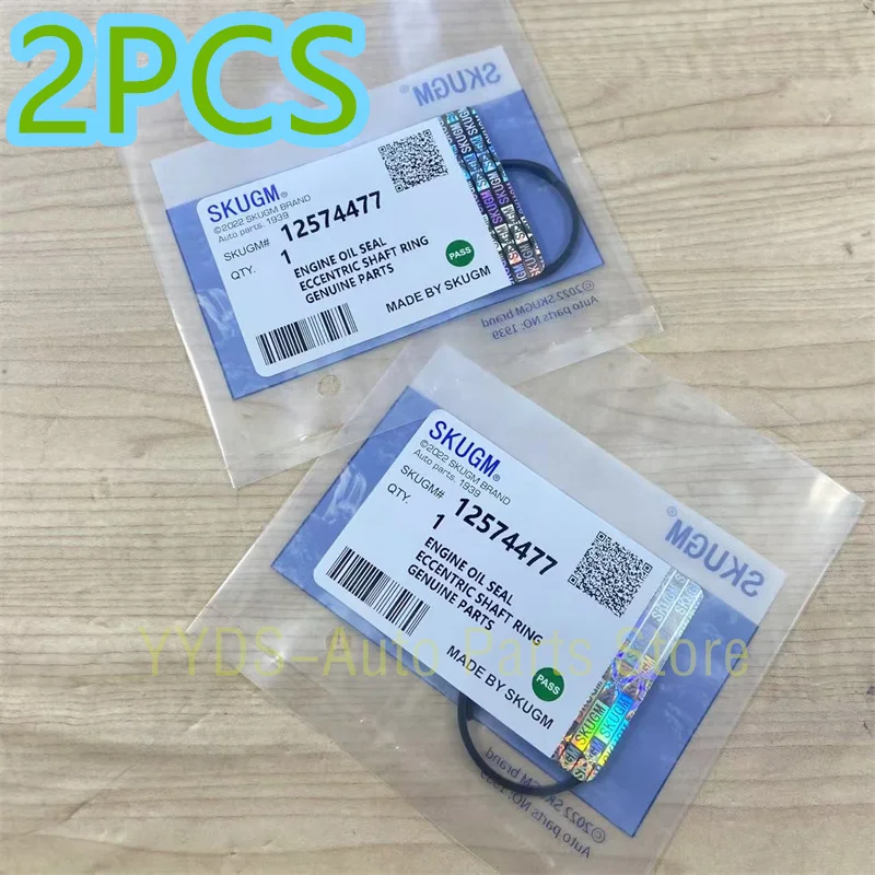 ~*~   2PCS  12574477 Camshaft Oil Seal Seal Ring For Buick New Lacrosse Regal Chevrolet Colorado Equinox Cadillac 2.4L
