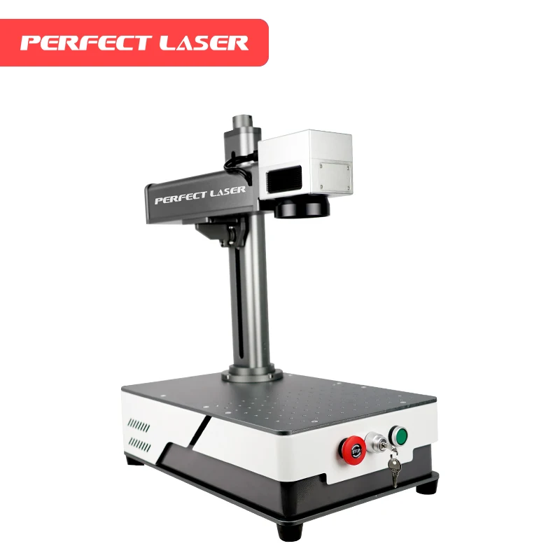Perfect Lase r 20W  Portable LOGO Metal Steel Aluminum Iron Fiber Lase r Engravers Marking Markers Machines Printing