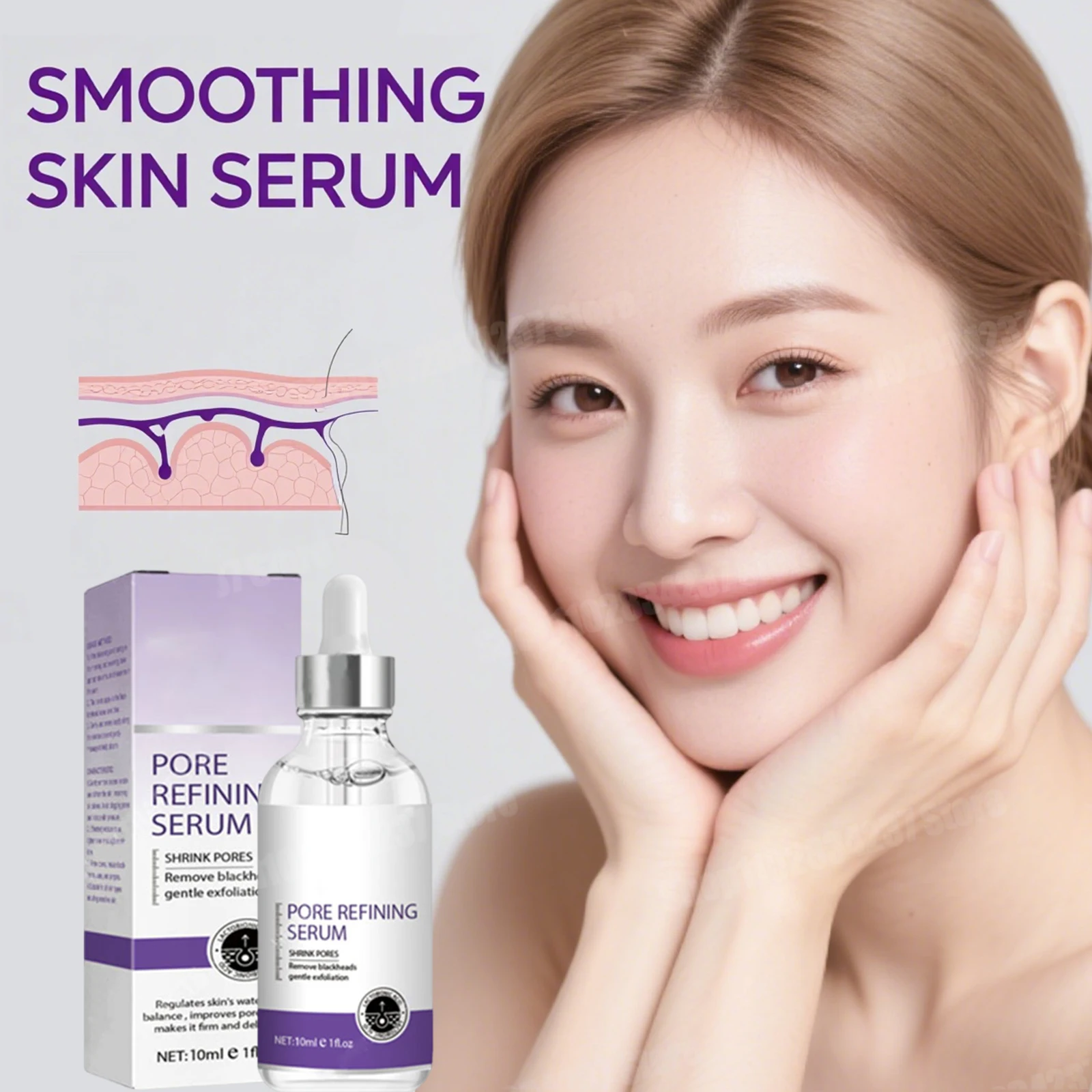 

Face Serum Replenish Water Moisturizing Firming Brighten Smoothing Relieve Dryness And Skin
