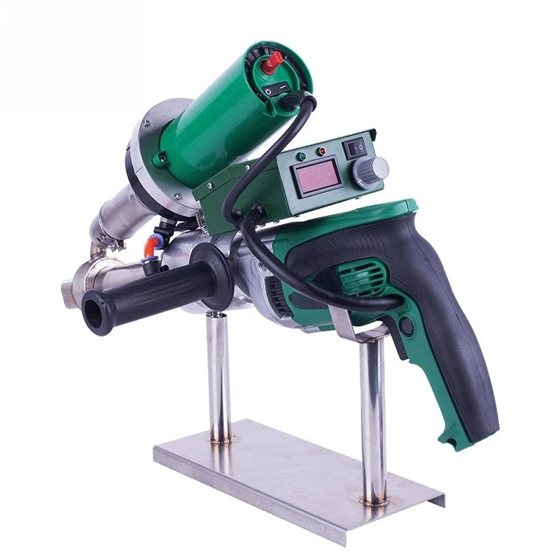 

Extrusion PP plate splicing hot melt welding machine geomembrane repair digital display welding gun