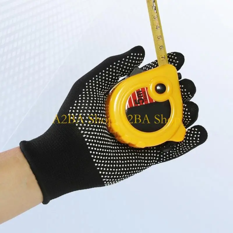 

A2BA Labor Gloves Nylon Material Long Lastingly Protective Job for Warehouse Tasks