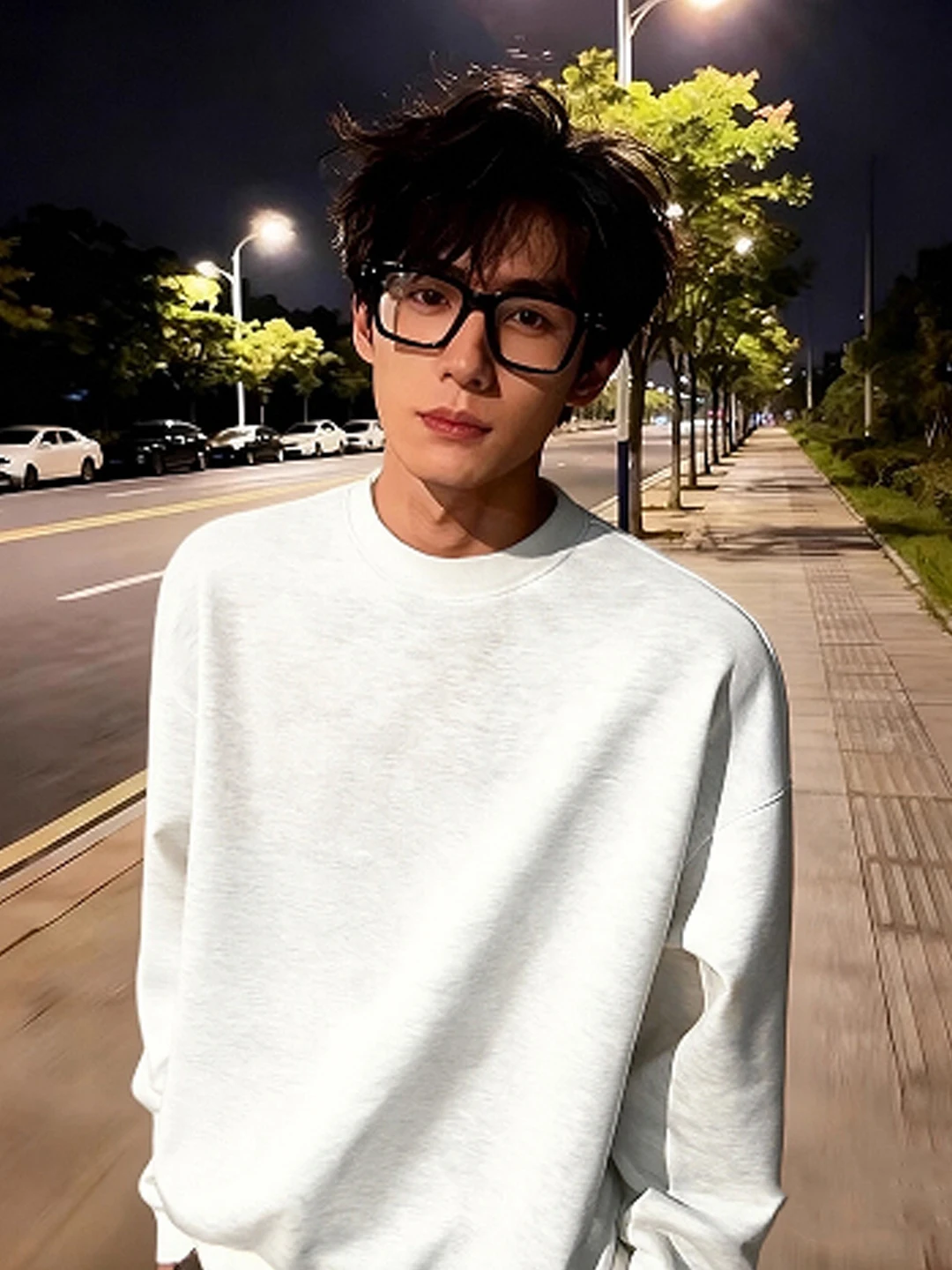 

Мужская толстовка с круглым вырезом и начесом, с длинным рукавом, плотная, цветная, базовый слой, повседневная, удобная, внутренняя одежда