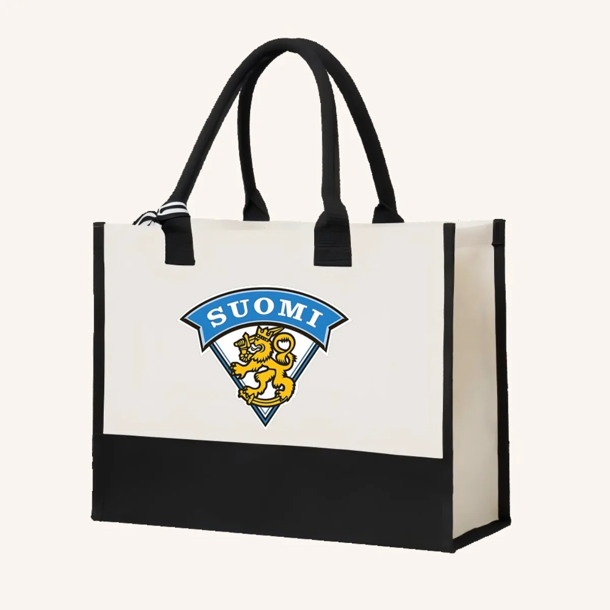 فنلندا فريق الجليد الوطني للرجال 2026 وصول جديد موضة عملية واسعة قابلة لإعادة الاستخدام حمل حقيبة نمط طباعة 2 لهجة الثقيلة #4