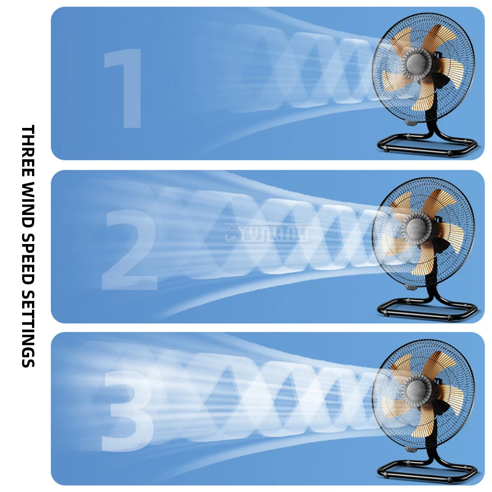 강력한 선풍기 산업용 흔들리는 머리 바닥 팬 20인치 고출력 테이블 선풍기