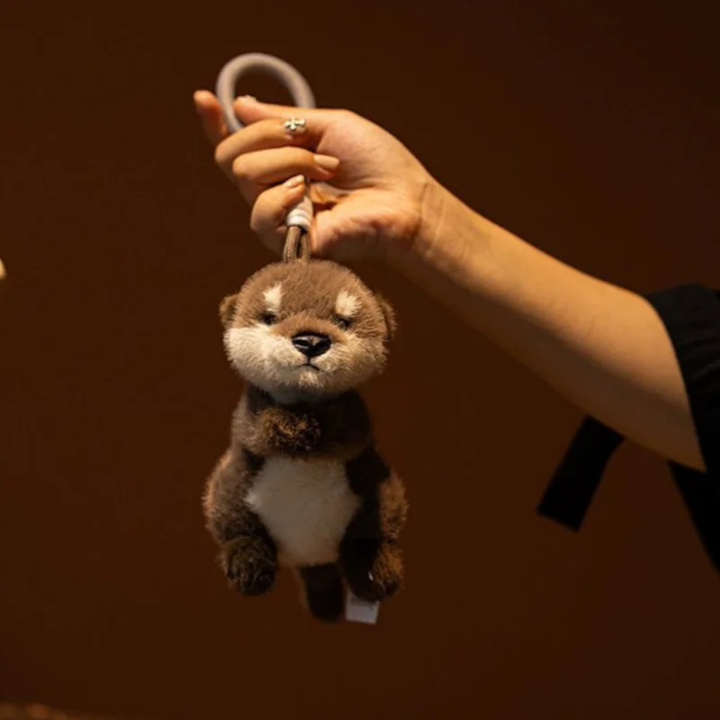 

In Stock Sea Otter Plush Doll Adorable Stuffed Toy Keychain Bag Hanging Decoartion Children Simulation Dolls Girl Birthday Gift